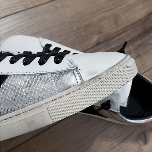 Vintage Havana Aimee Chrome Slip On Sneakers Size 7.5 NIB - Picture 15 of 16